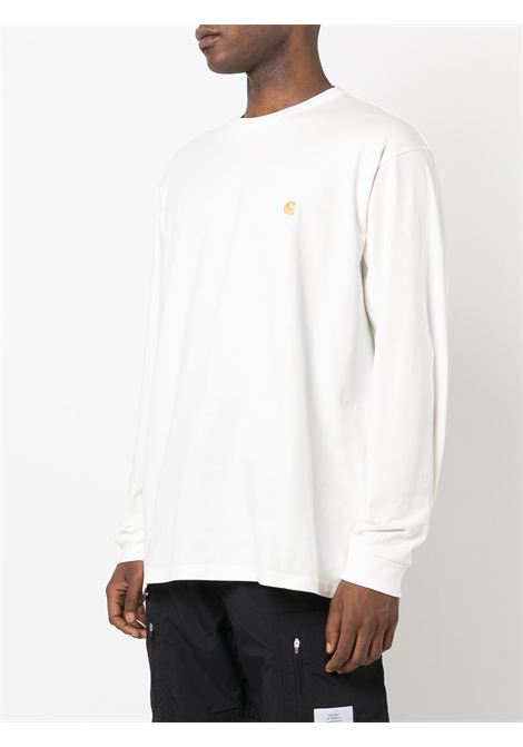 t-shirt ls chase uomo white CARHARTT WIP | I02639200R.XX